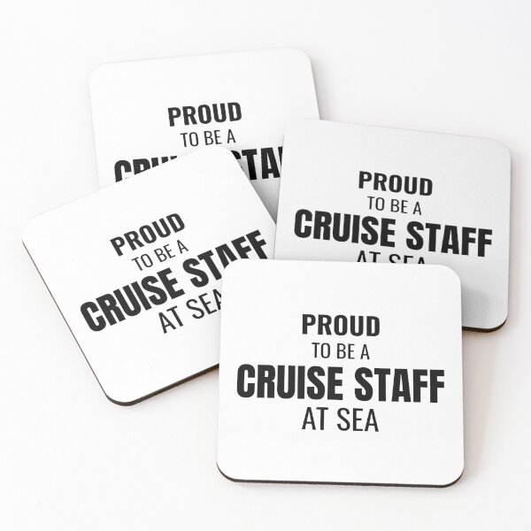 Item preview, Proud to be a Cruise Staff at Sea (Black) designed and sold by ShipCrewNation.