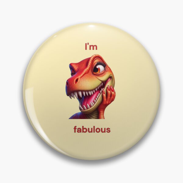 Item preview, Fabulous T-Rex Diva - Sassy Dinosaur Art designed and sold by jo-e-basta.