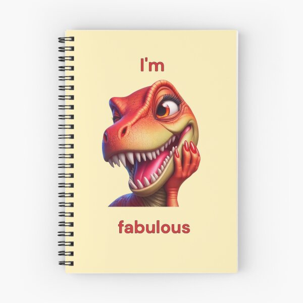 Item preview, Fabulous T-Rex Diva - Sassy Dinosaur Art designed and sold by jo-e-basta.