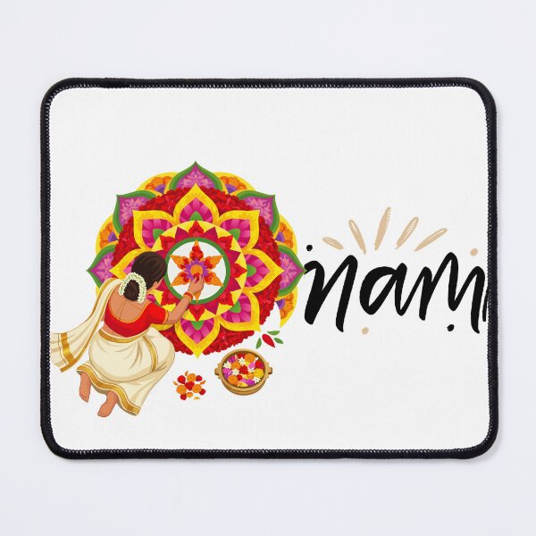 Item preview, Happy Onam designed and sold by Nivora Galerie.