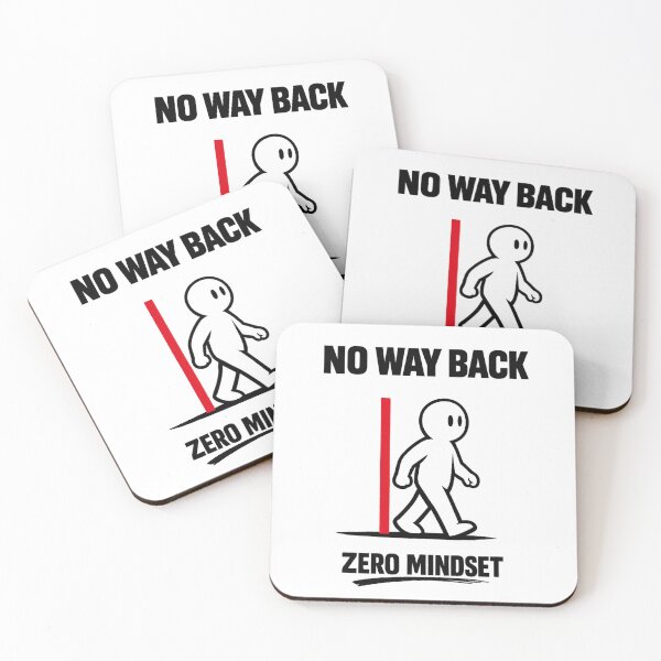 Item preview, Zero Mindset #013 – No Way Back | Point of No Return Design designed and sold by RestartFromZero.