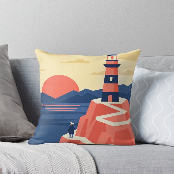 Item preview, Lighthouse Coastal Adventure Retro Travel Poster designed and sold by hattie's.