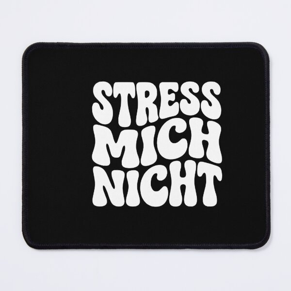 Item preview, Stress Mich Nicht German Retro Groovy Saying designed and sold by AntiqueImages.