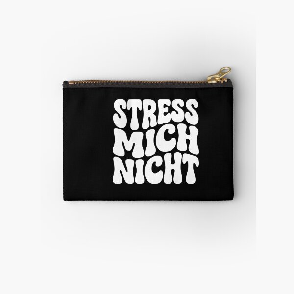 Item preview, Stress Mich Nicht German Retro Groovy Saying designed and sold by AntiqueImages.
