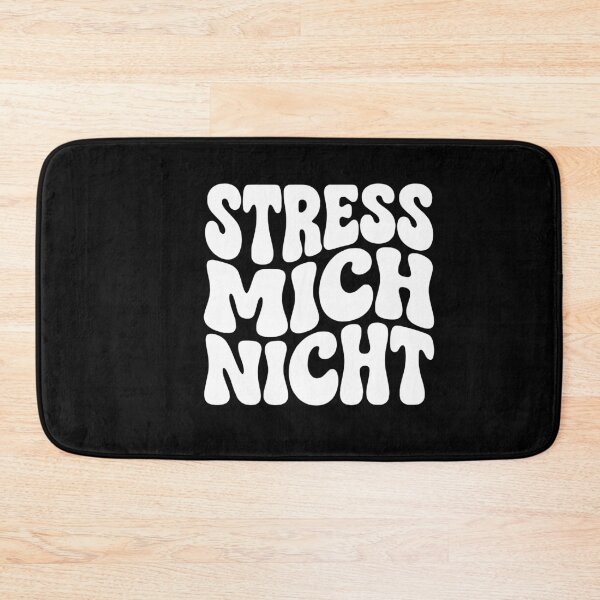 Item preview, Stress Mich Nicht German Retro Groovy Saying designed and sold by AntiqueImages.