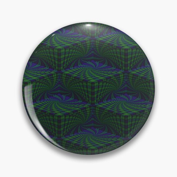 Item preview, Black Watch Tartan Droste Tunnel Ziggurat (Pattern) designed and sold by Cathedral of Curiosity.