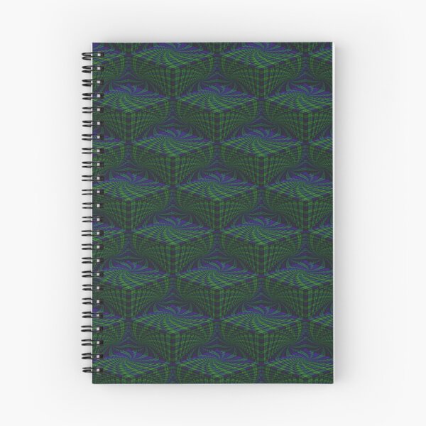 Item preview, Black Watch Tartan Droste Tunnel Ziggurat (Pattern) designed and sold by Cathedral of Curiosity.