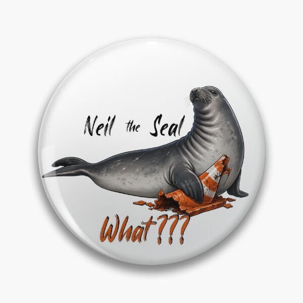 Item preview, Neil the Seal What??? designed and sold by Kestrelle.