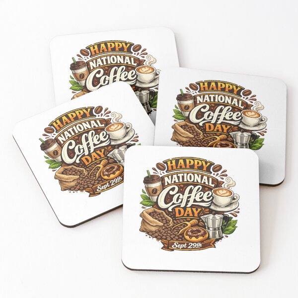 Item preview, National Coffee Day designed and sold by Fine Art California.
