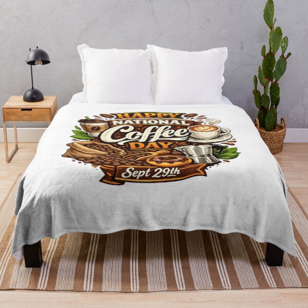 Item preview, National Coffee Day designed and sold by Fine Art California.
