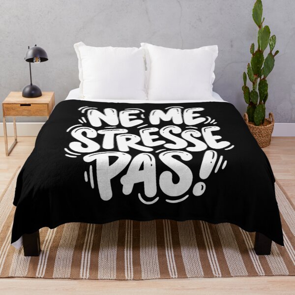 Item preview, Ne Me Stresse Pas French No Stress Saying designed and sold by AntiqueImages.