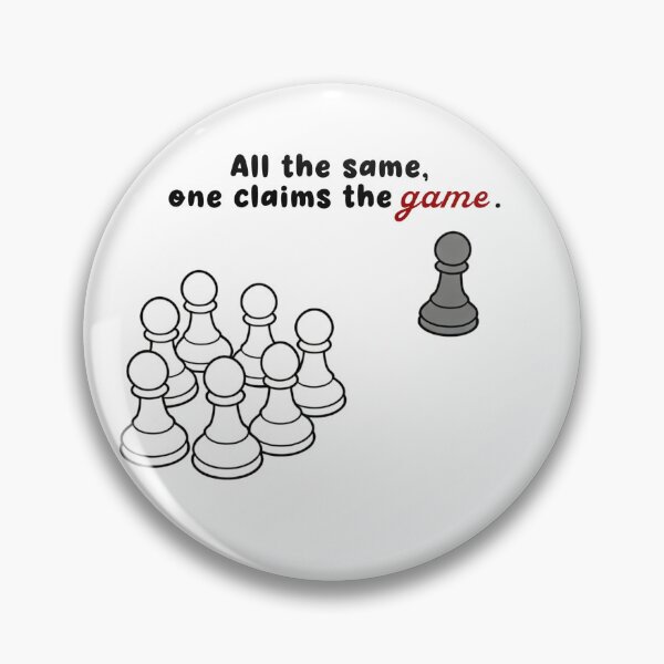 Item preview, One Against Many – Chess designed and sold by Chezzstix.