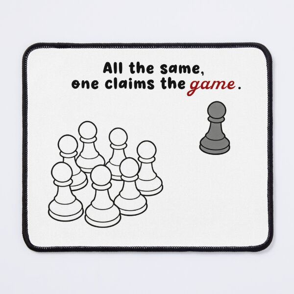 Item preview, One Against Many – Chess designed and sold by Chezzstix.