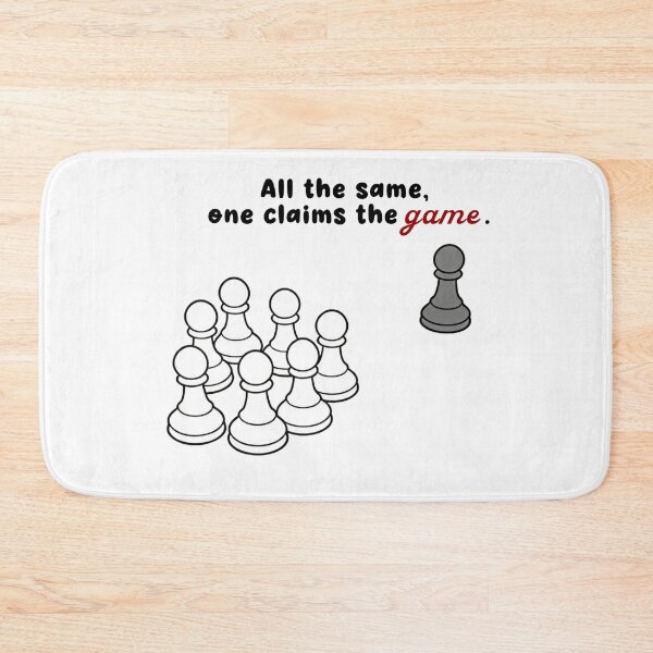 Item preview, One Against Many – Chess designed and sold by Chezzstix.