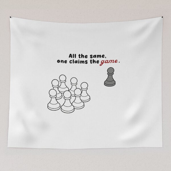 Item preview, One Against Many – Chess designed and sold by Chezzstix.