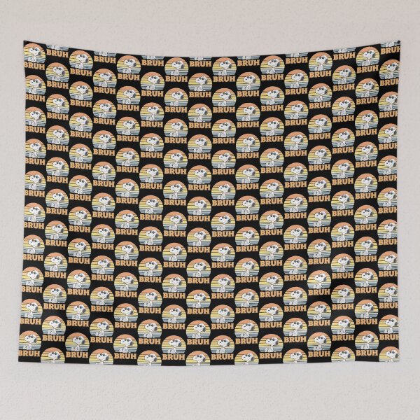 Item preview, Cool Dog Bruh Retro Sunset designed and sold by SunflowerAmArt.