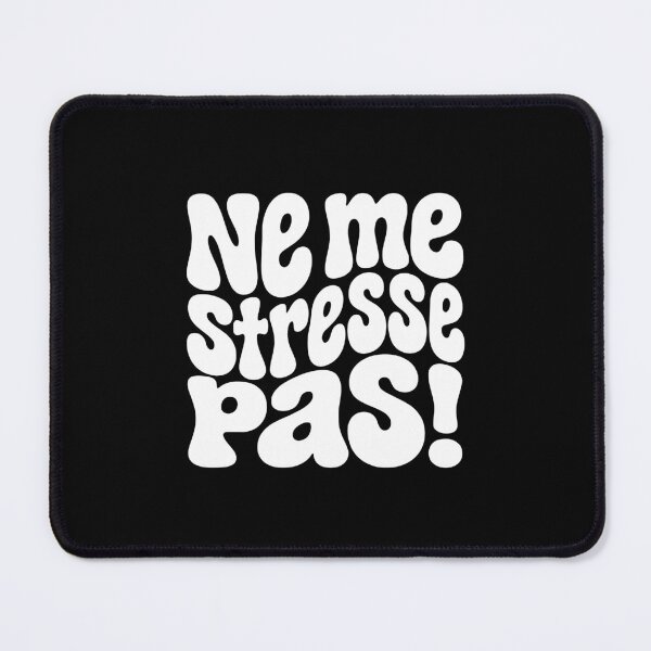 Item preview, Ne me stresse pas Retro French Chill Vibe designed and sold by AntiqueImages.