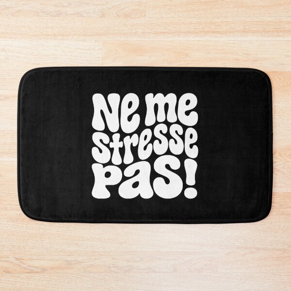 Item preview, Ne me stresse pas Retro French Chill Vibe designed and sold by AntiqueImages.