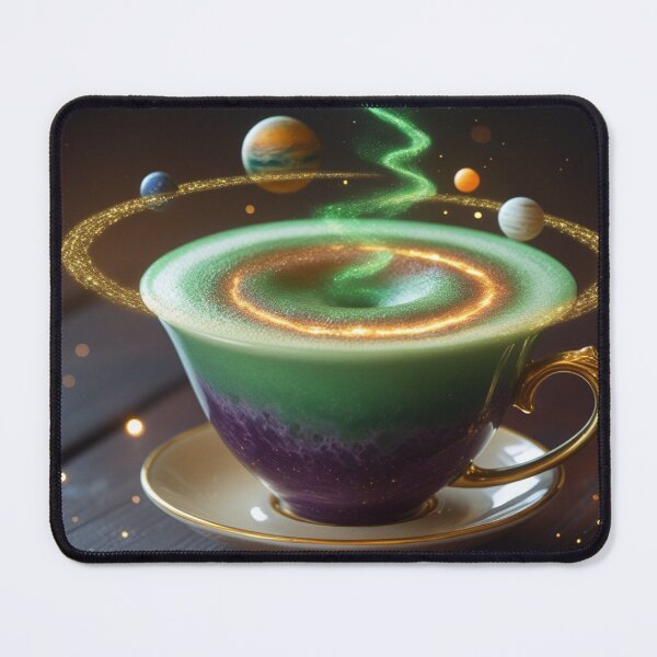 Item preview, Magical Galaxy Tea Cup – Enchanted Cosmic Fantasy Drink Art. designed and sold by fbtrisha.