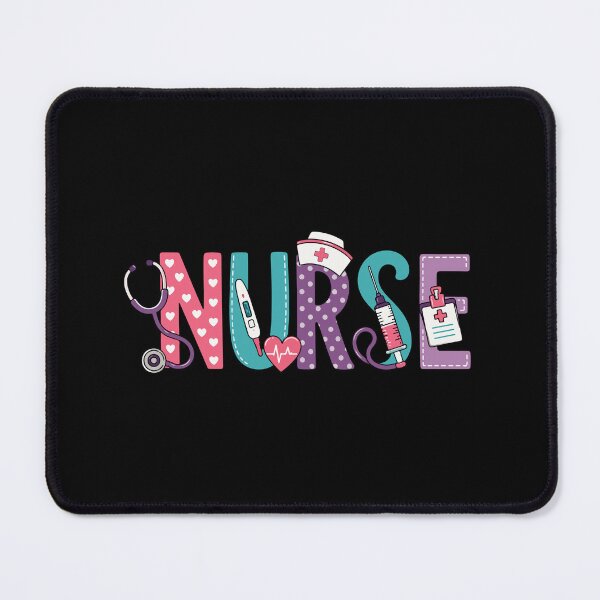 Item preview, NURSE Whimsical Medical Lettering designed and sold by YNELENT.