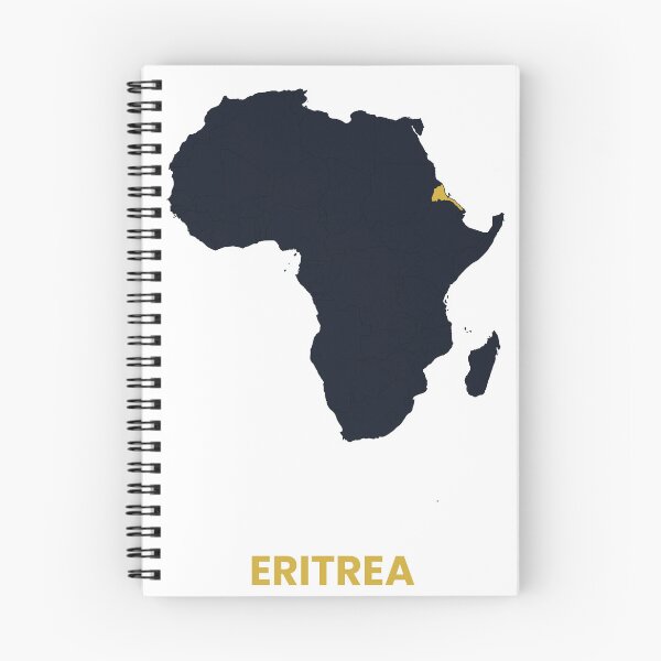 Item preview, Eritrea Highlighted on Africa Map Print designed and sold by Whoopau.