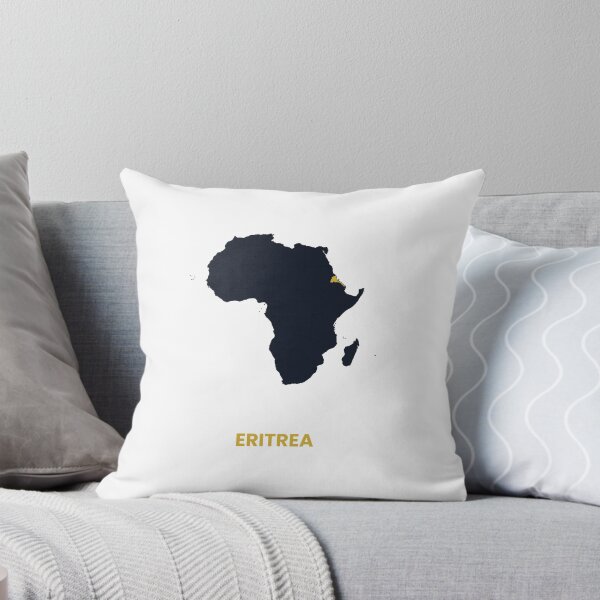 Item preview, Eritrea Highlighted on Africa Map Print designed and sold by Whoopau.