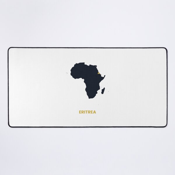 Item preview, Eritrea Highlighted on Africa Map Print designed and sold by Whoopau.