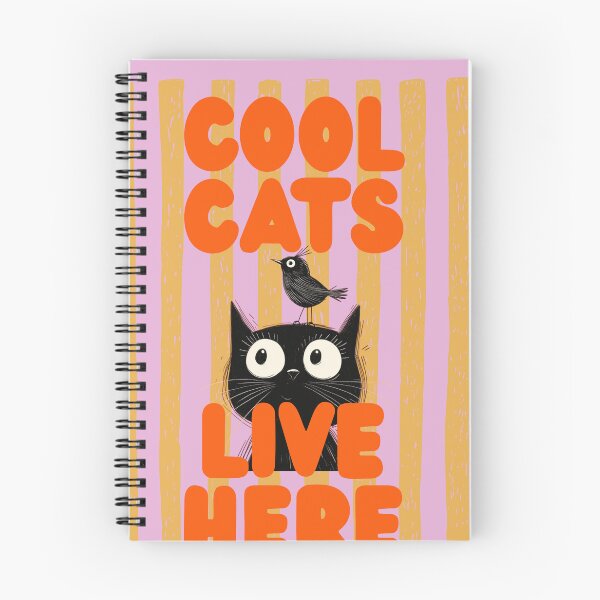 Aperçu de l'œuvre Copie de chat mignon sauvage et coloré créée et vendue par Rooted & Co.