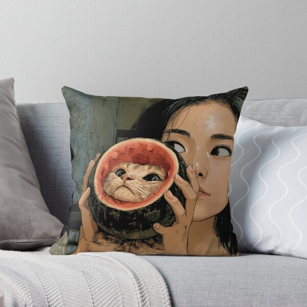 Item preview, Cat love watermelon designed and sold by ArtifactsLab.