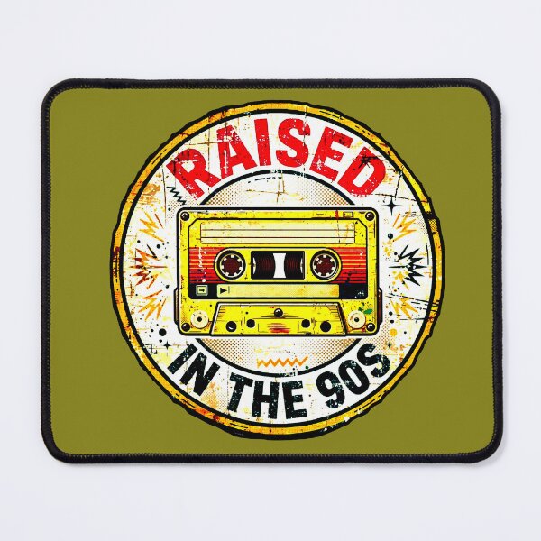 Item preview, Raised in the 90s | Vintage Retro 90s Cassette Design designed and sold by AstronautMerch.