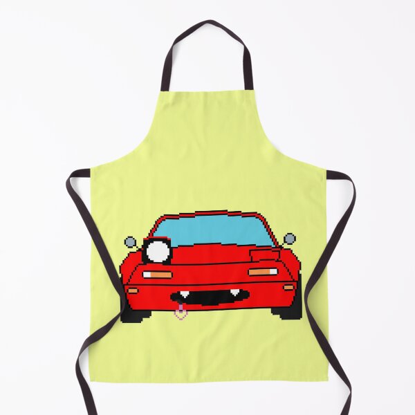 Item preview, Winking Pop Up Headlights Japanese Roadster Pixel Art designed and sold by OpenTabsDesigns.