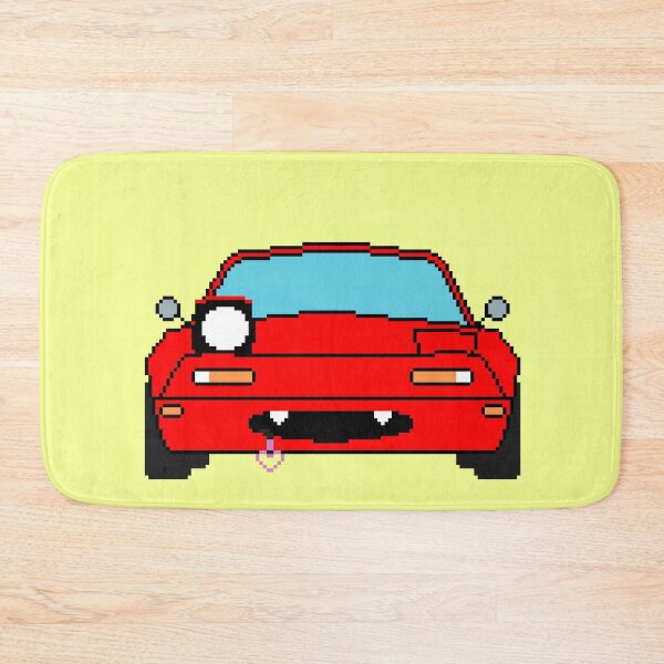 Item preview, Winking Pop Up Headlights Japanese Roadster Pixel Art designed and sold by OpenTabsDesigns.