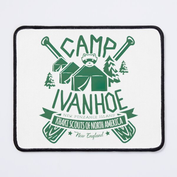 Item preview, Camp Ivanhoe Vintage Raccoon & Tents designed and sold by SunflowerAmArt.