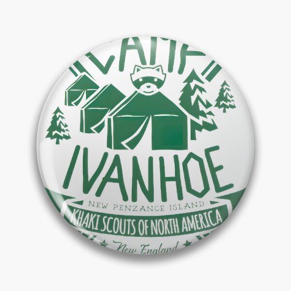 Item preview, Camp Ivanhoe Vintage Raccoon & Tents designed and sold by SunflowerAmArt.