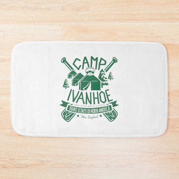Item preview, Camp Ivanhoe Vintage Raccoon & Tents designed and sold by SunflowerAmArt.