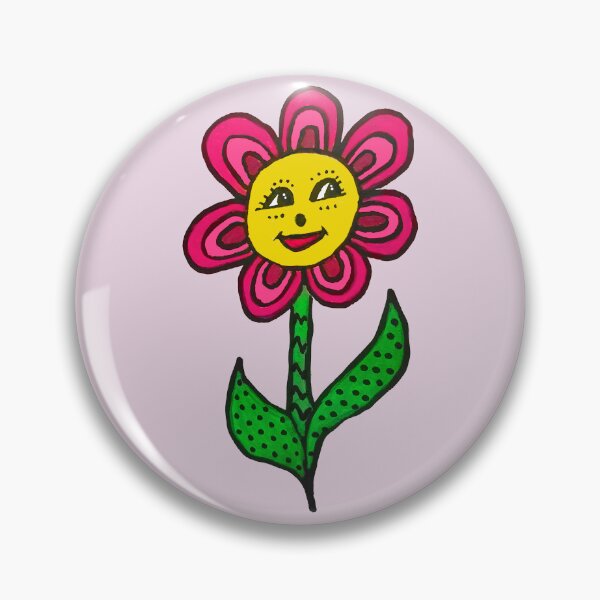 Item preview, Happy Flower Hand Drawn designed and sold by Karen Simon.