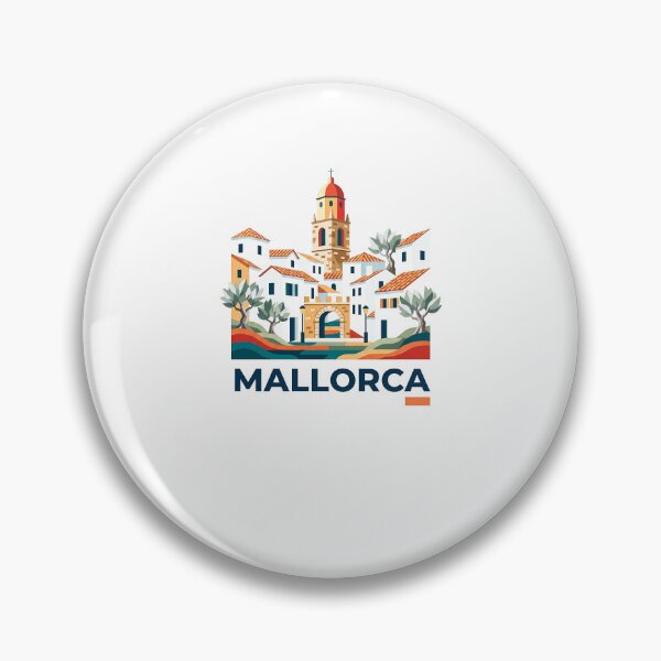 Item preview, Mallorca Spain Travel Souvenir - La Seu Cathedral & Mediterranean Coast Art designed and sold by OzzFrequency.