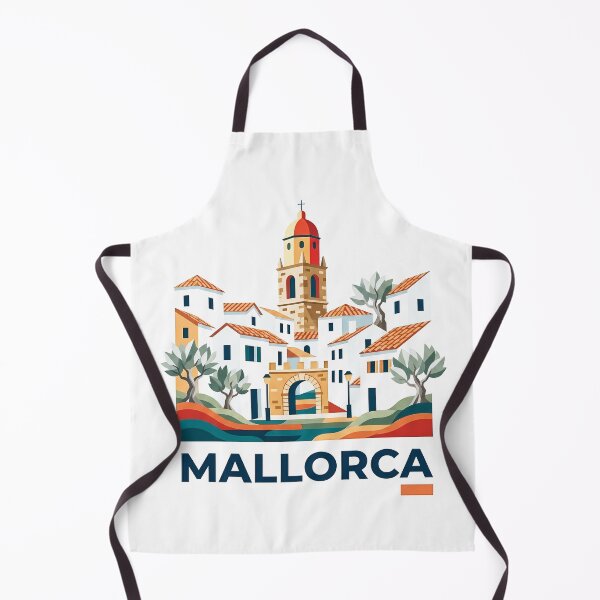 Item preview, Mallorca Spain Travel Souvenir - La Seu Cathedral & Mediterranean Coast Art designed and sold by OzzFrequency.