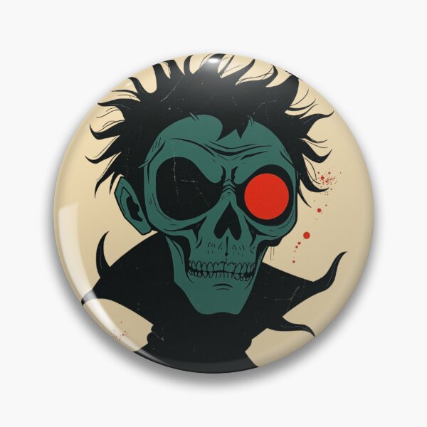 Item preview, Cyber Punk Zombie Skull Graphic Novel Art designed and sold by ERODED SELF.