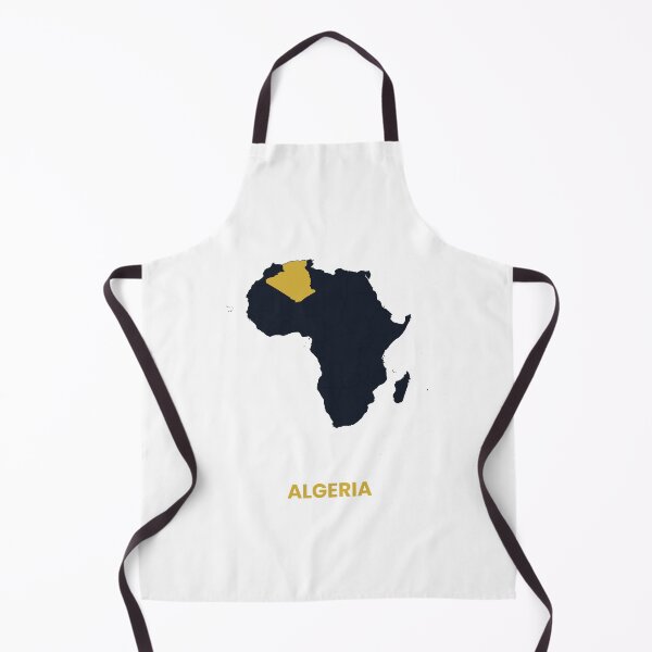 Item preview, Algeria Highlighted on Africa Map Print designed and sold by Whoopau.