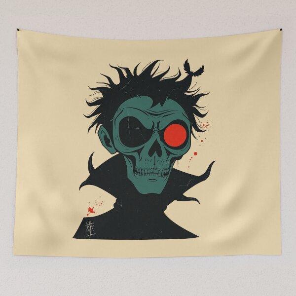 Item preview, Cyber Punk Zombie Skull Graphic Novel Art designed and sold by ERODED SELF.