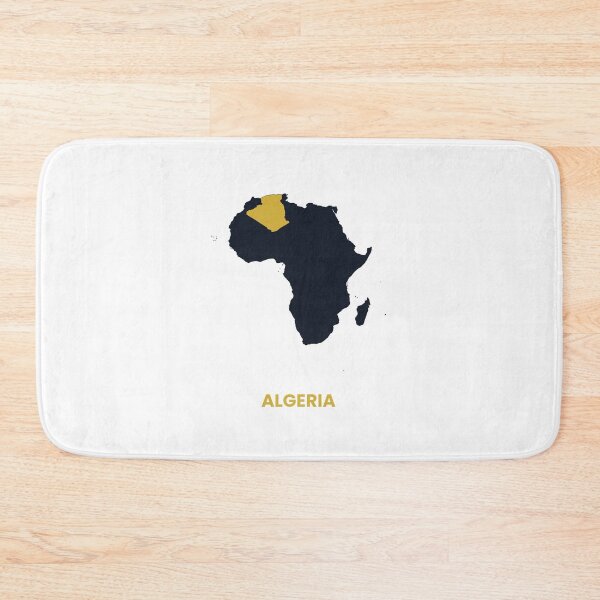 Item preview, Algeria Highlighted on Africa Map Print designed and sold by Whoopau.