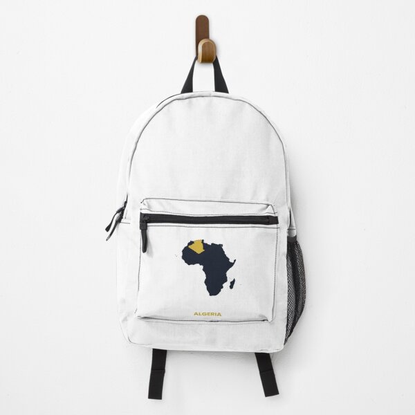 Item preview, Algeria Highlighted on Africa Map Print designed and sold by Whoopau.