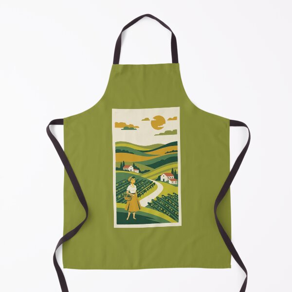Item preview, Vintage Vineyard Harvest Woman Retro Poster designed and sold by hattie's.