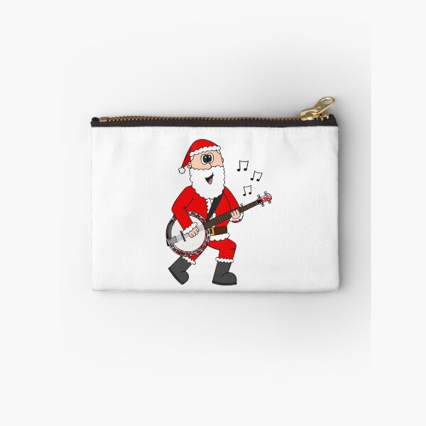 Item preview, Santa Playing Banjo, Christmas Banjoist Folk Musician designed and sold by doodlerob.