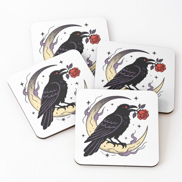 Item preview, Old School Raven & Moon designed and sold by SugarCore.