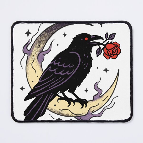 Item preview, Old School Raven & Moon designed and sold by SugarCore.