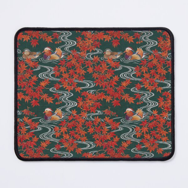 Item preview, Vintage Kacho-ga Mandarin Duck and Autumn Maple Pattern designed and sold by ArtfulAlchemy1.