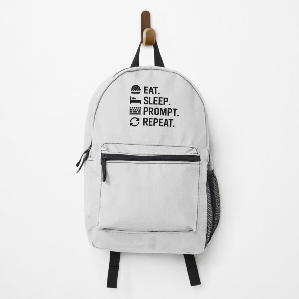Item preview, Eat. Sleep. Prompt. Repeat. – Funny AI Programmer Humor Design designed and sold by Jollys-ArtShop.