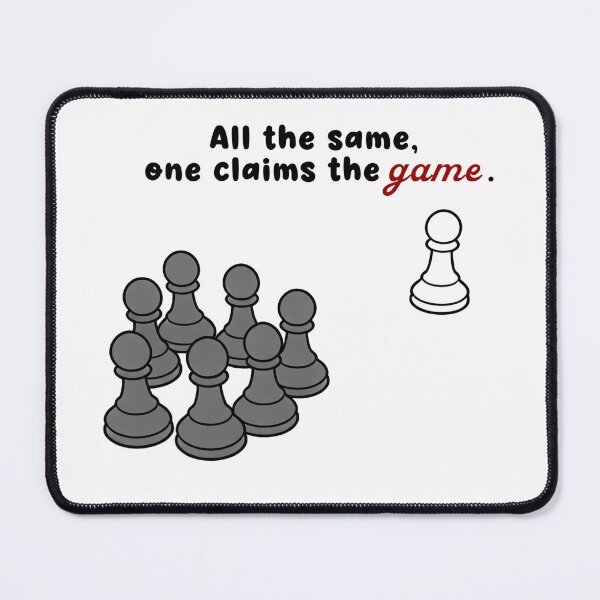 Item preview, Born to Stand Out – Chess Pawn designed and sold by Chezzstix.